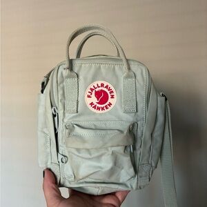 Fjallraven Kånken Mini Backpack in mint green